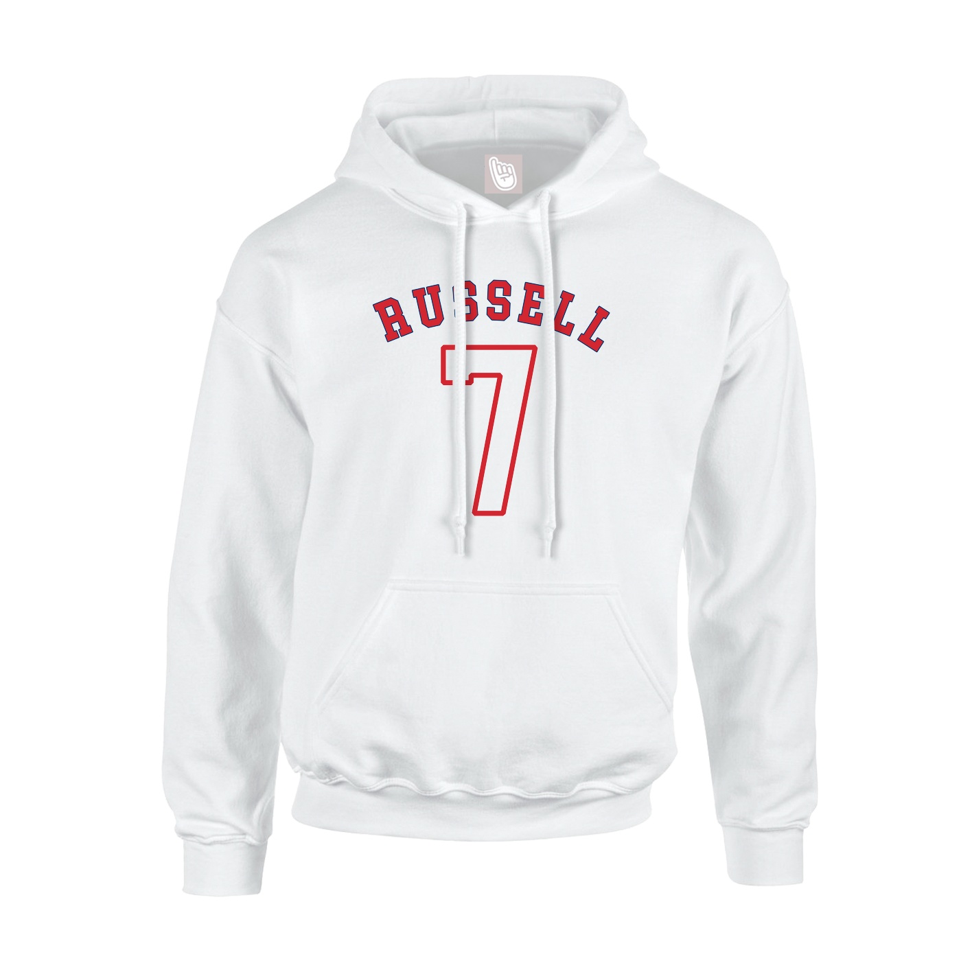 Youth Hoodie — Shirsey Arch in White