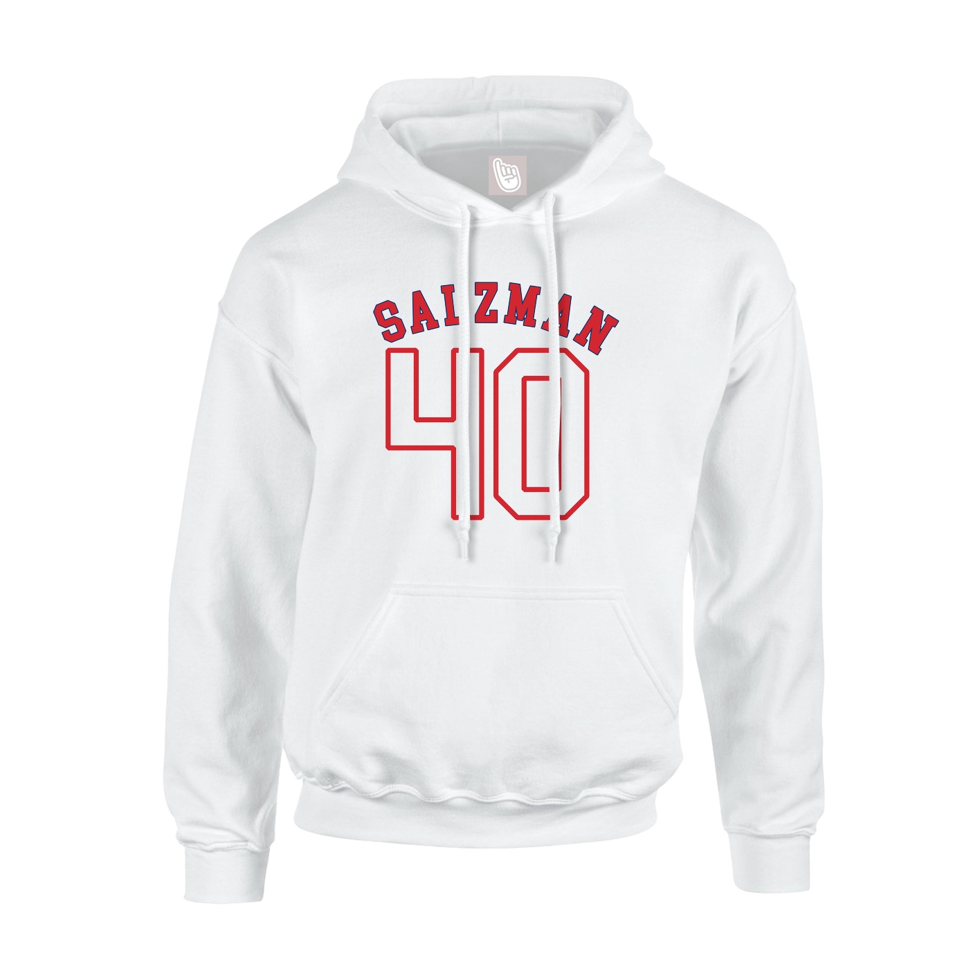 Youth Hoodie — Shirsey Arch in White