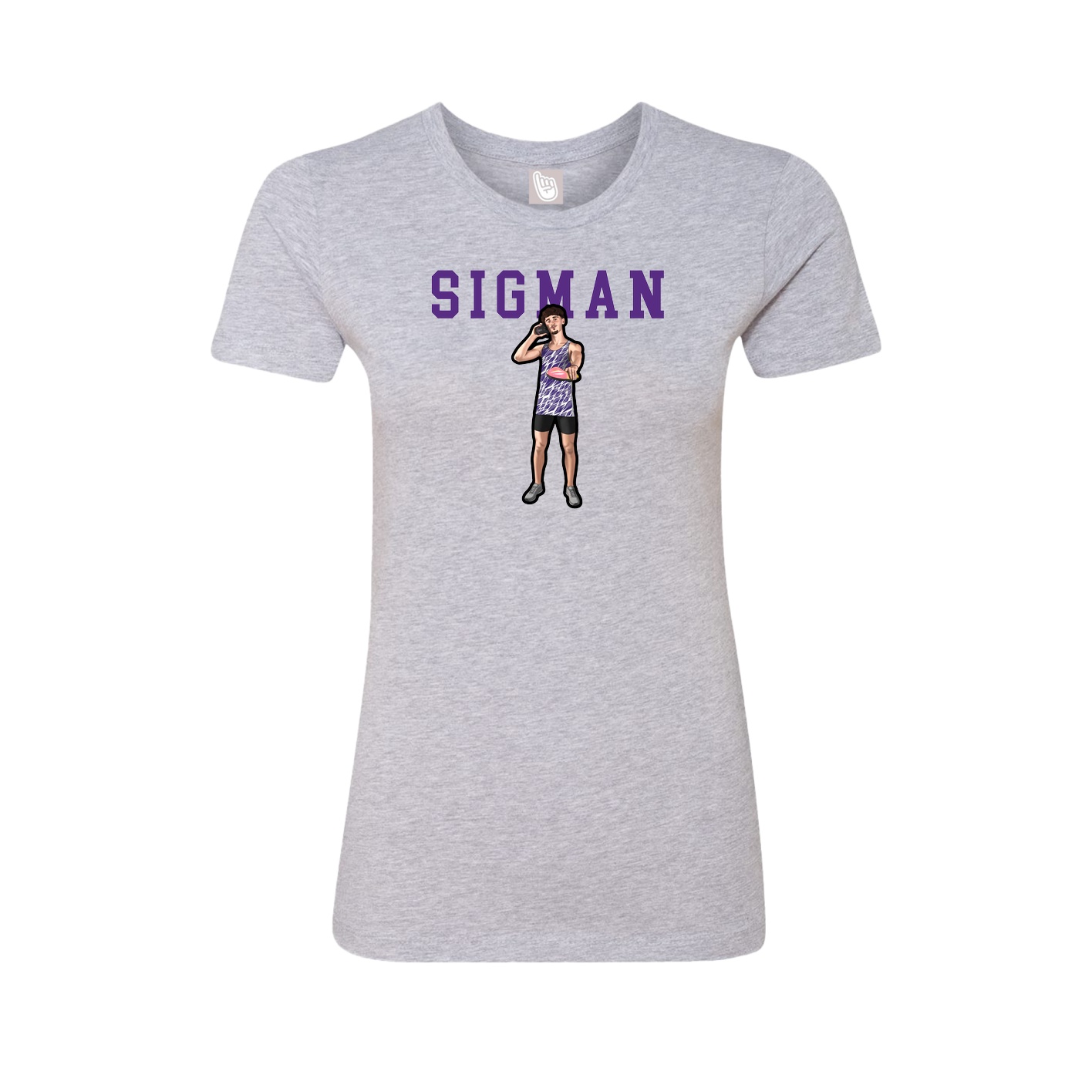 Fitted Women's Tee — Shirsey in Grey
