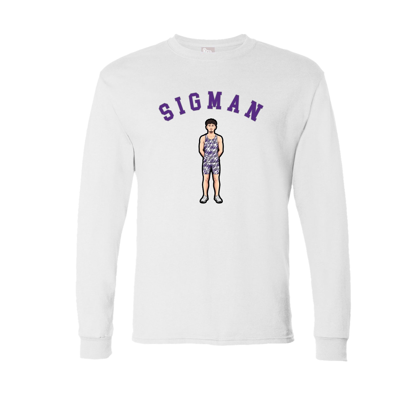 Long Sleeve Tee — Shirsey Arch in White