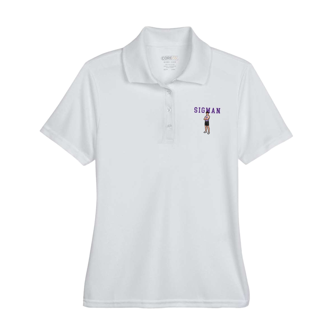 Womens Performance Polo — Shirsey in Grey