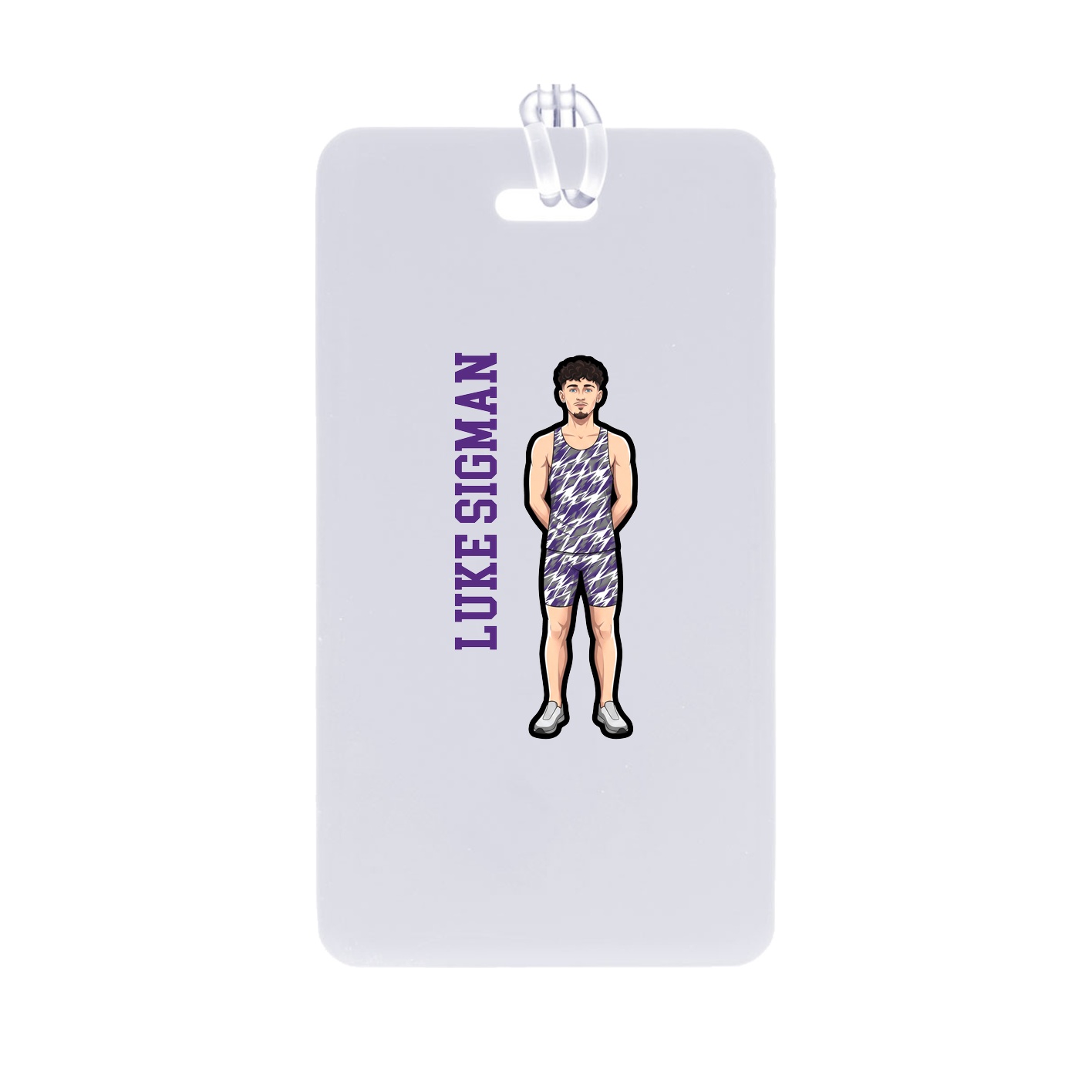 Bag Tag — Name Vertical in Classic