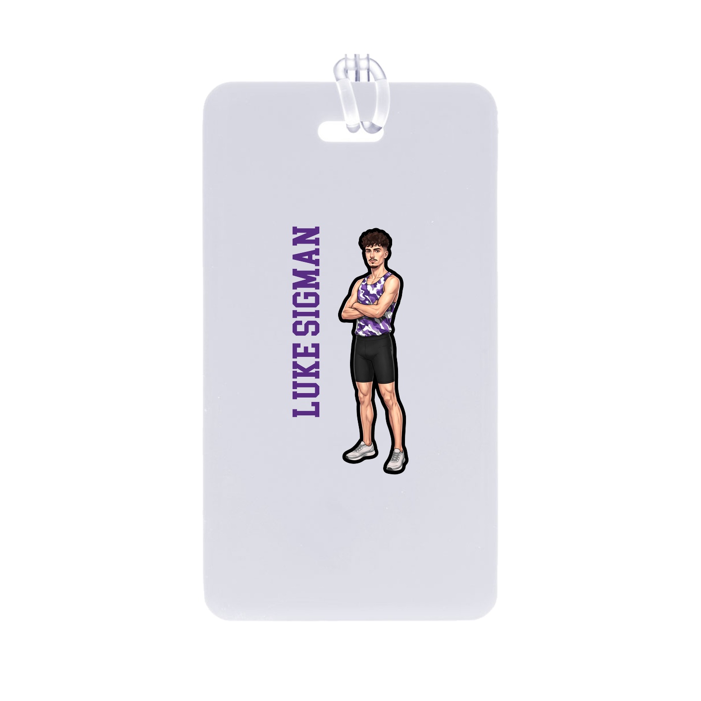 Bag Tag — Name Vertical in Classic
