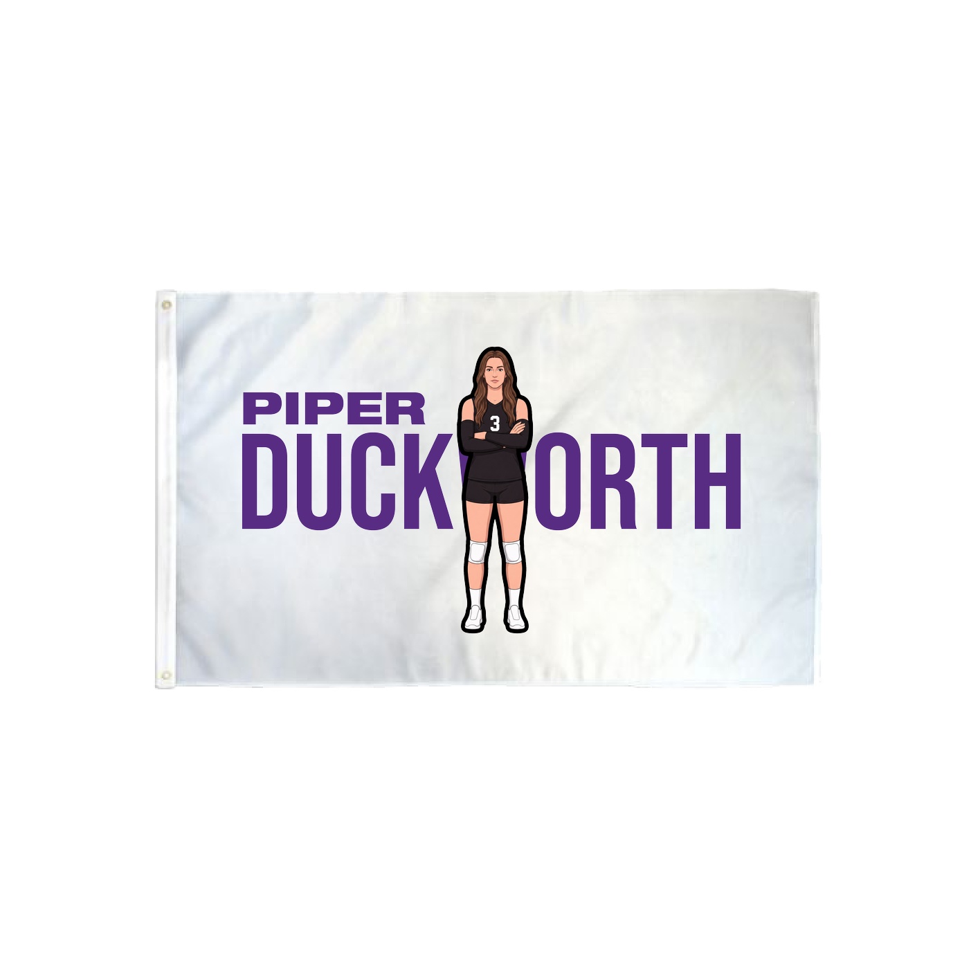 3x5 Flag — Player Name in Classic
