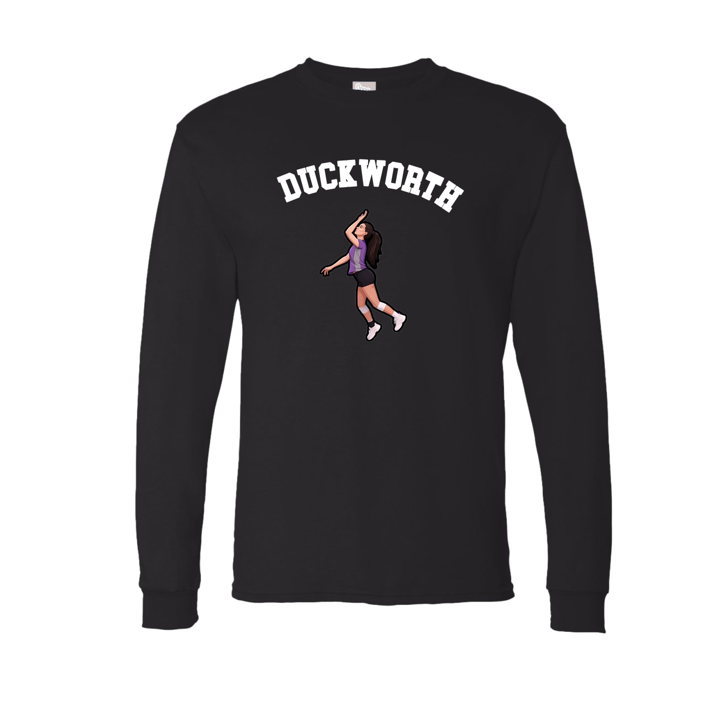 Long Sleeve Tee — Shirsey Arch in Black