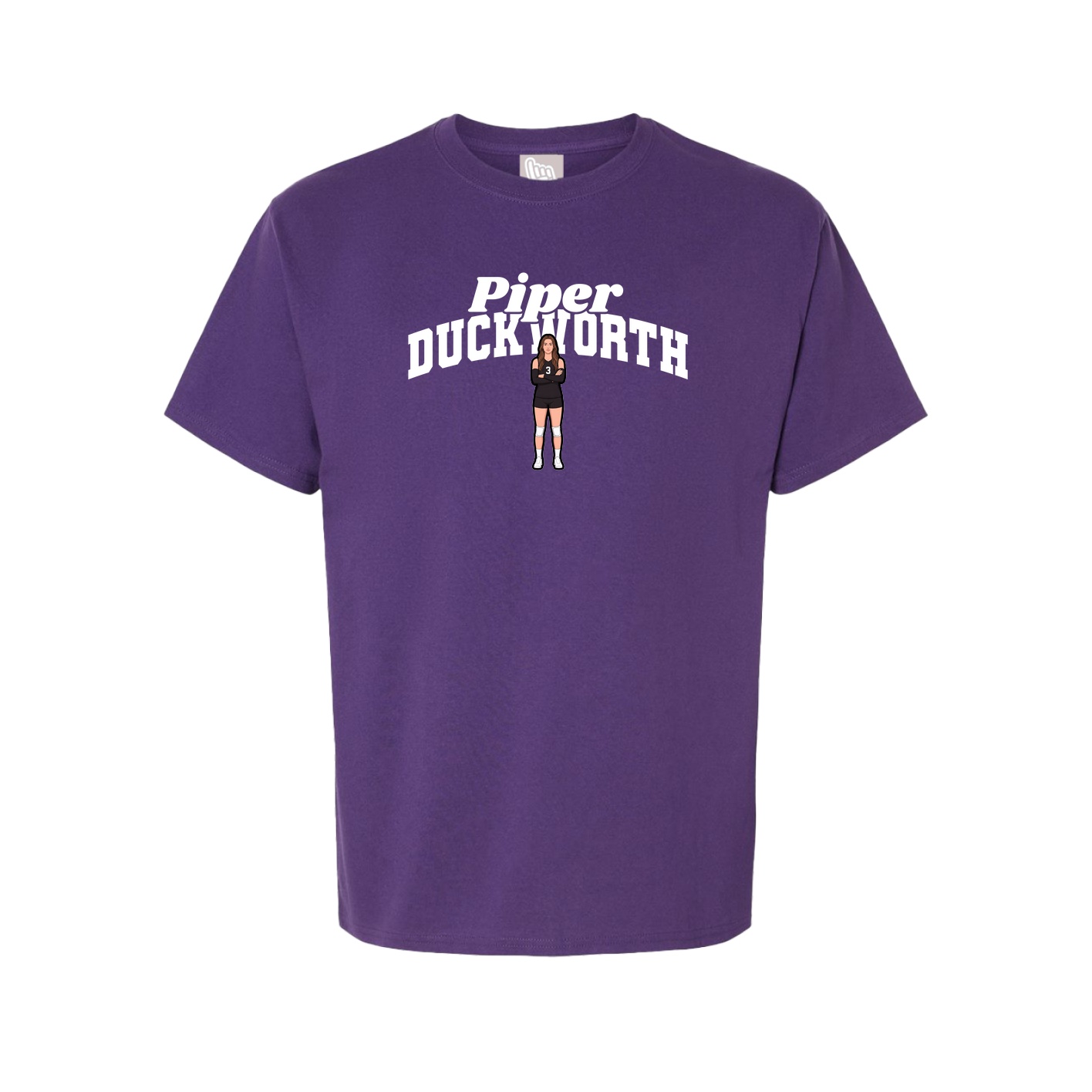 Tee — Signature Arch in Purple