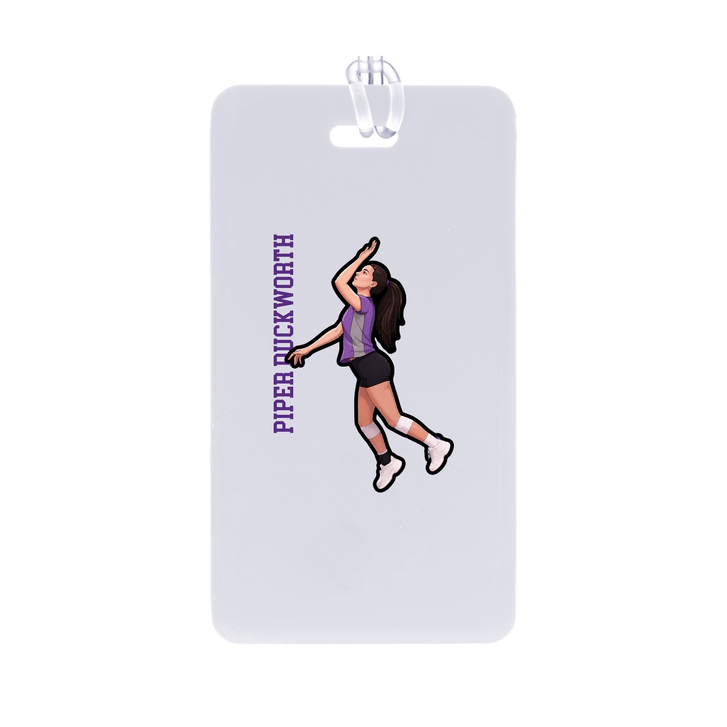 Bag Tag — Name Vertical in Classic