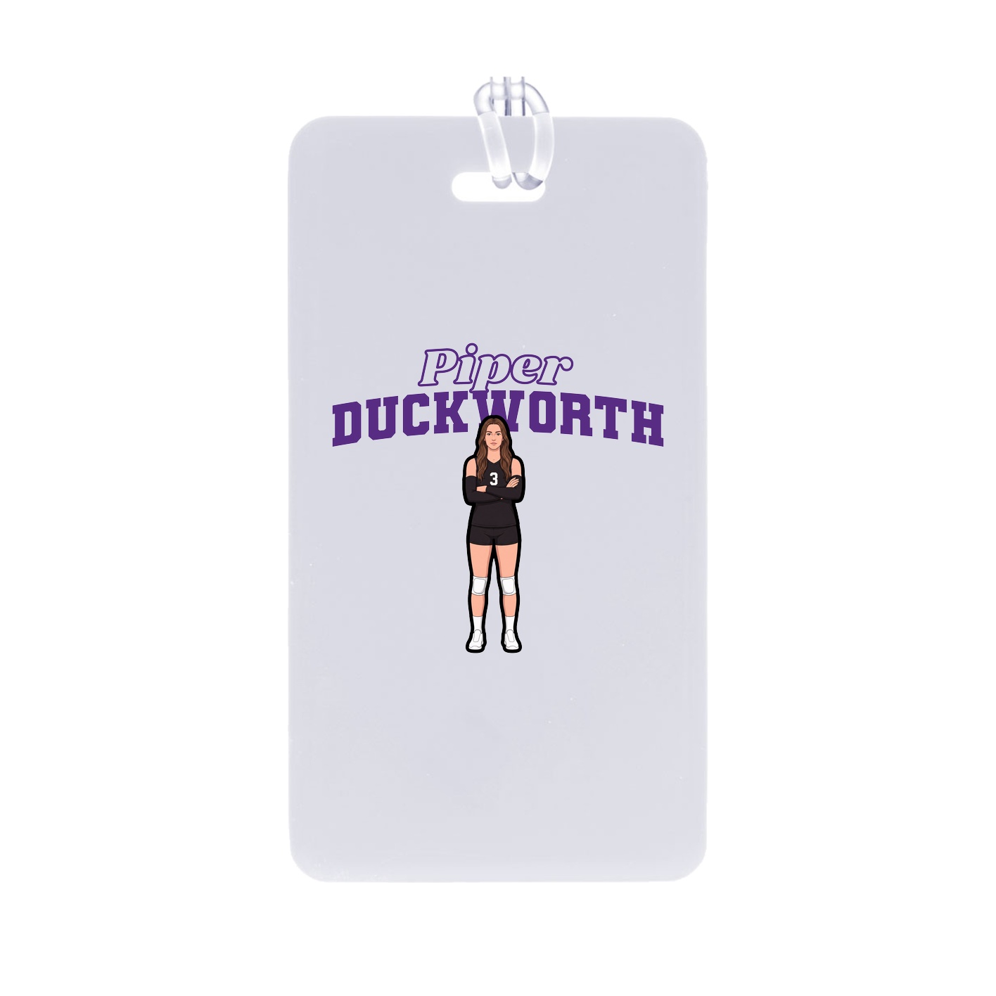 Bag Tag — Name Arch in Classic
