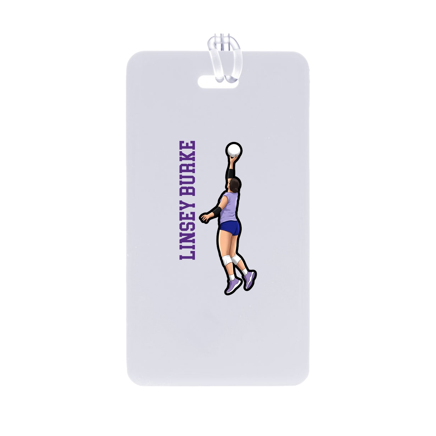 Bag Tag — Name Vertical in Classic