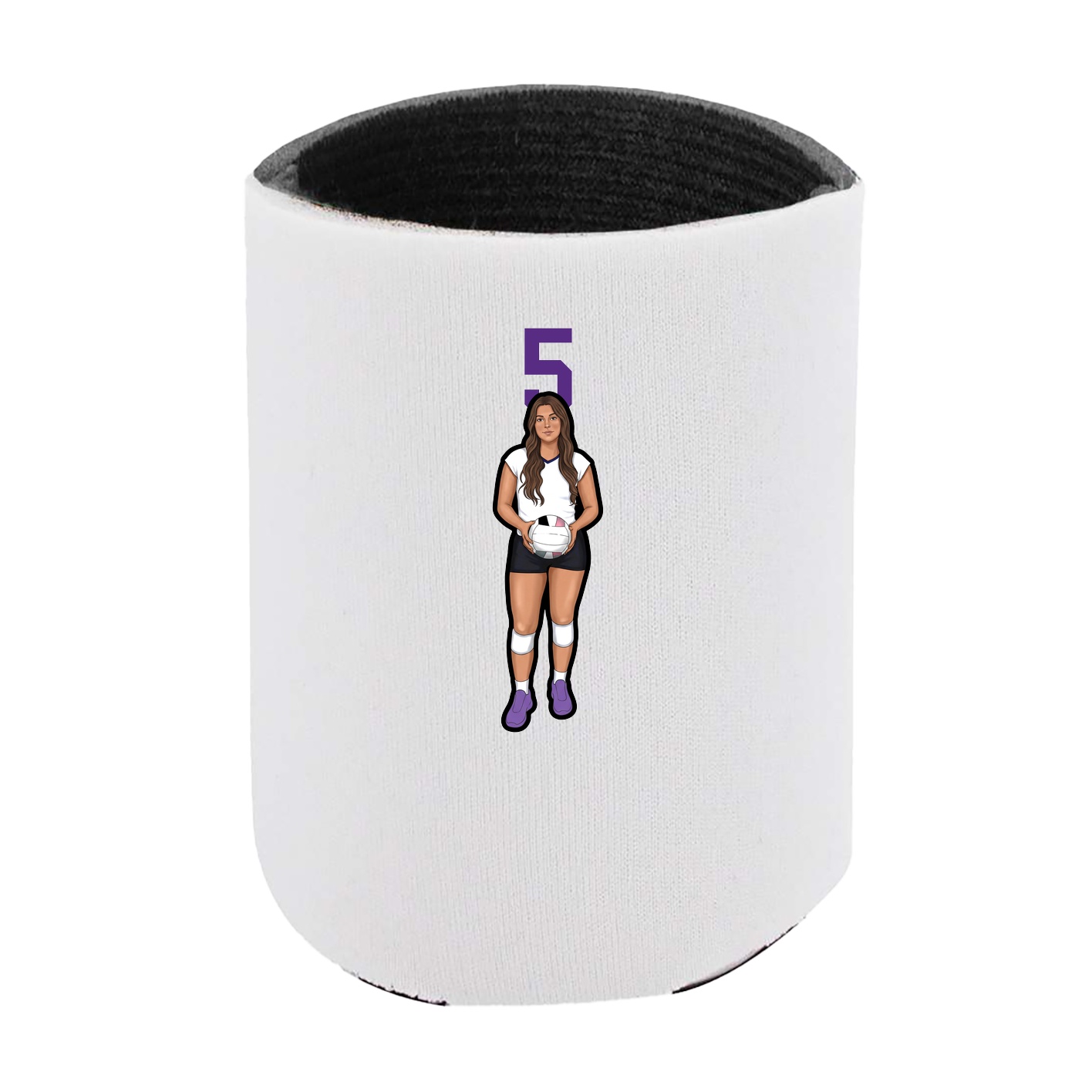 Can Holder — Number Top in White