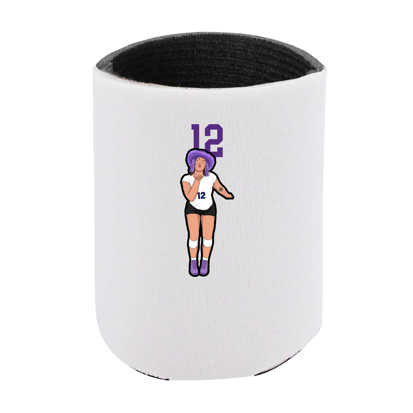 Can Holder — Number Top in White