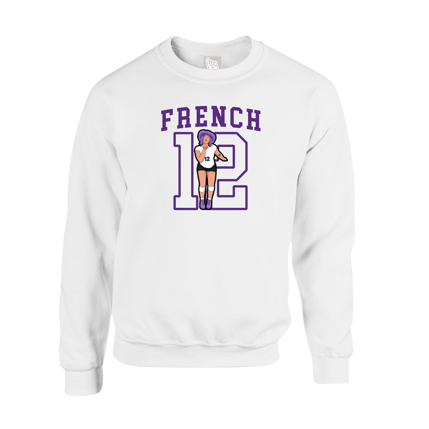 Fleece Crew — Shirsey in White