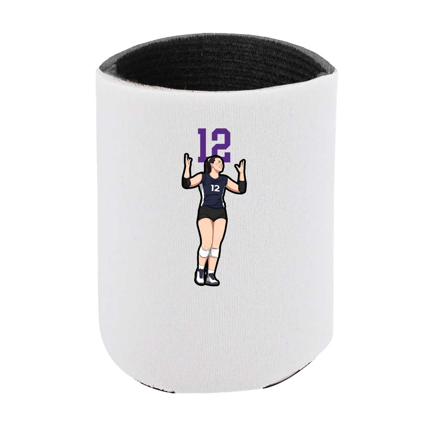 Can Holder — Number Top in White