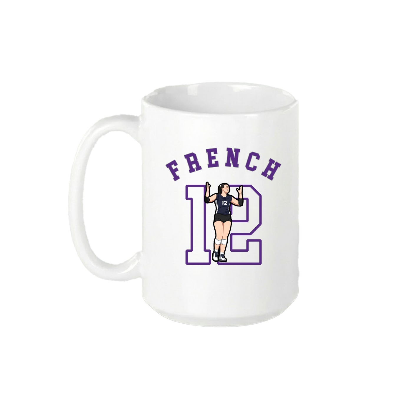 15oz Coffee Mug — Shirsey Arch in White
