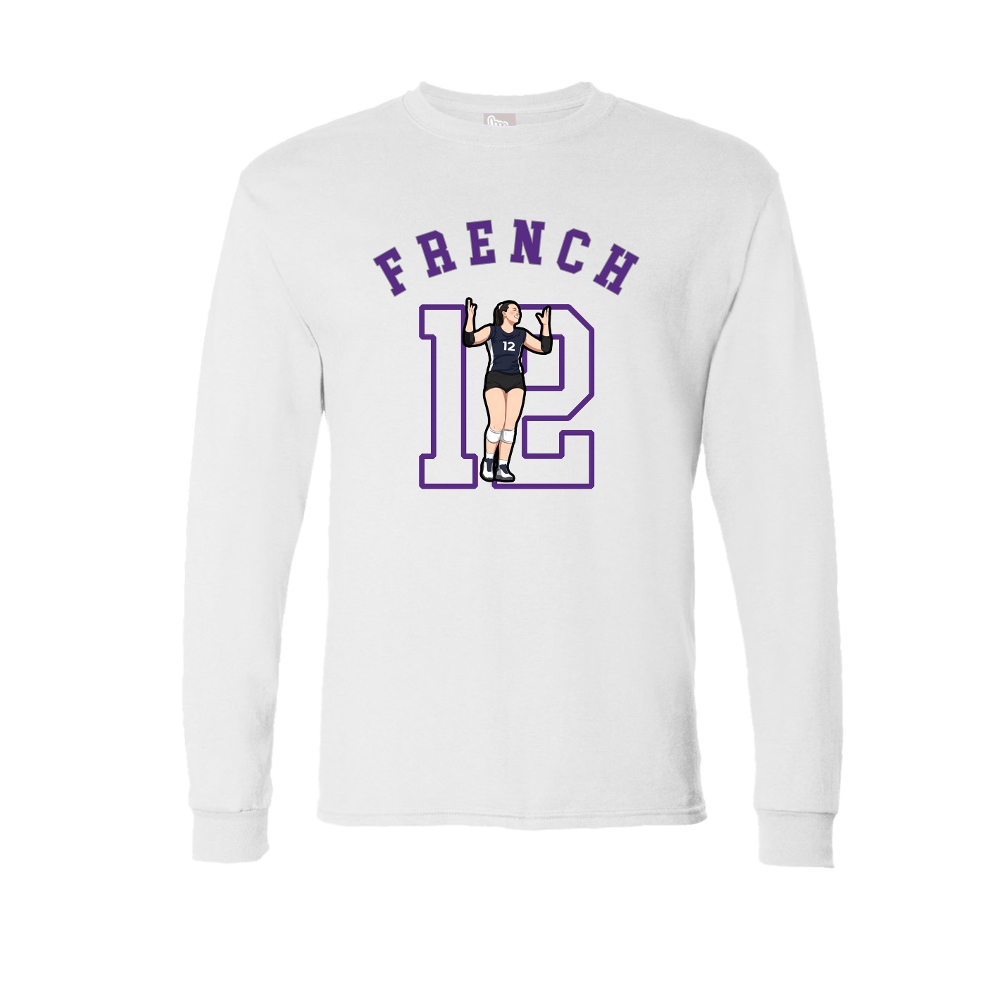 Long Sleeve Tee — Shirsey Arch in White