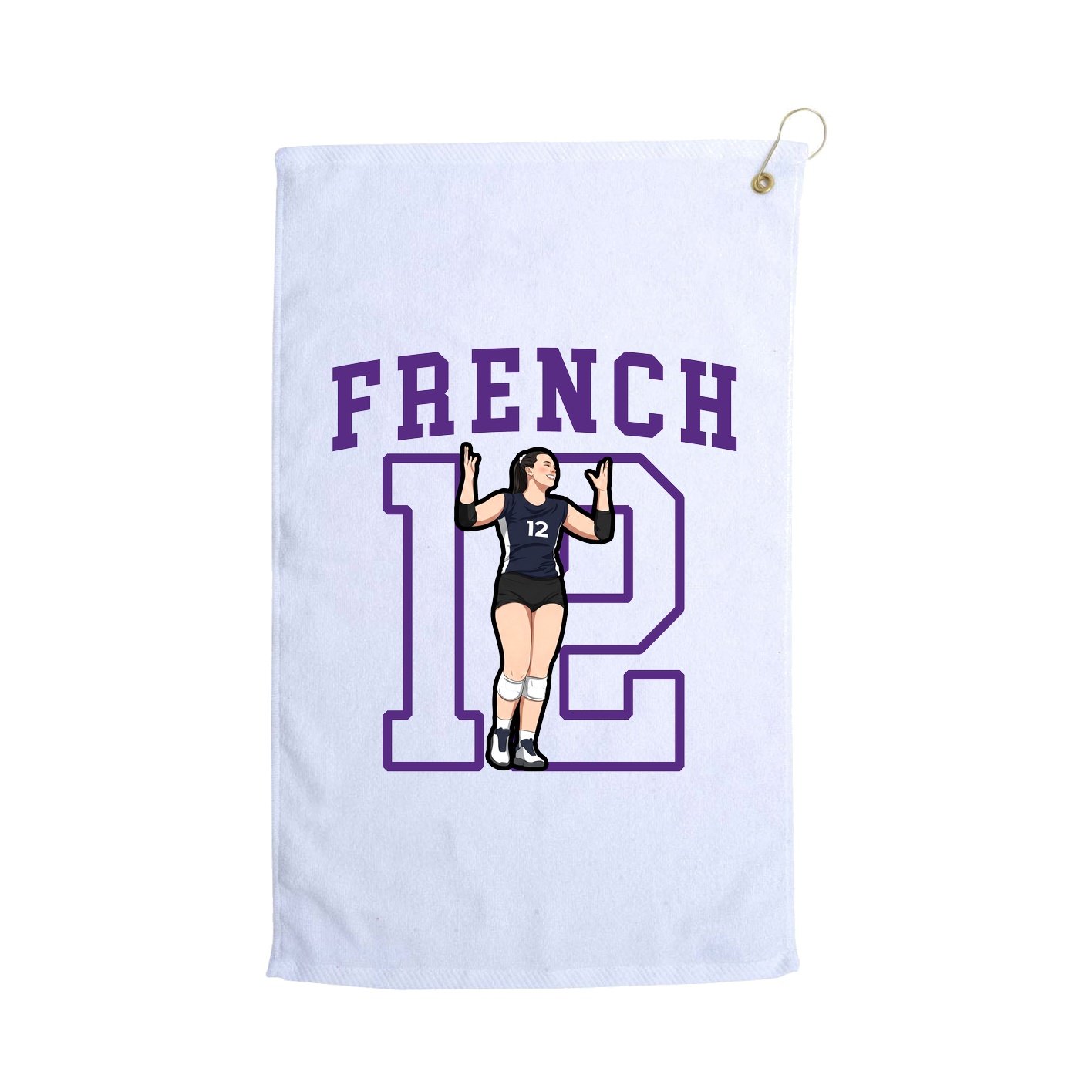 Golf Towel — Shirsey in White