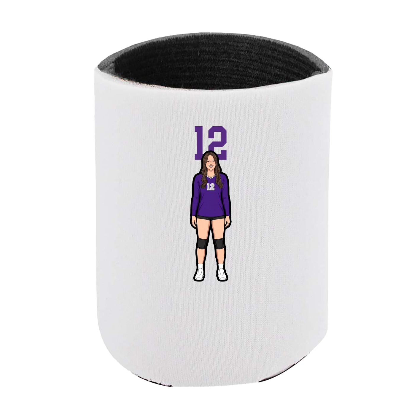 Can Holder — Number Top in White