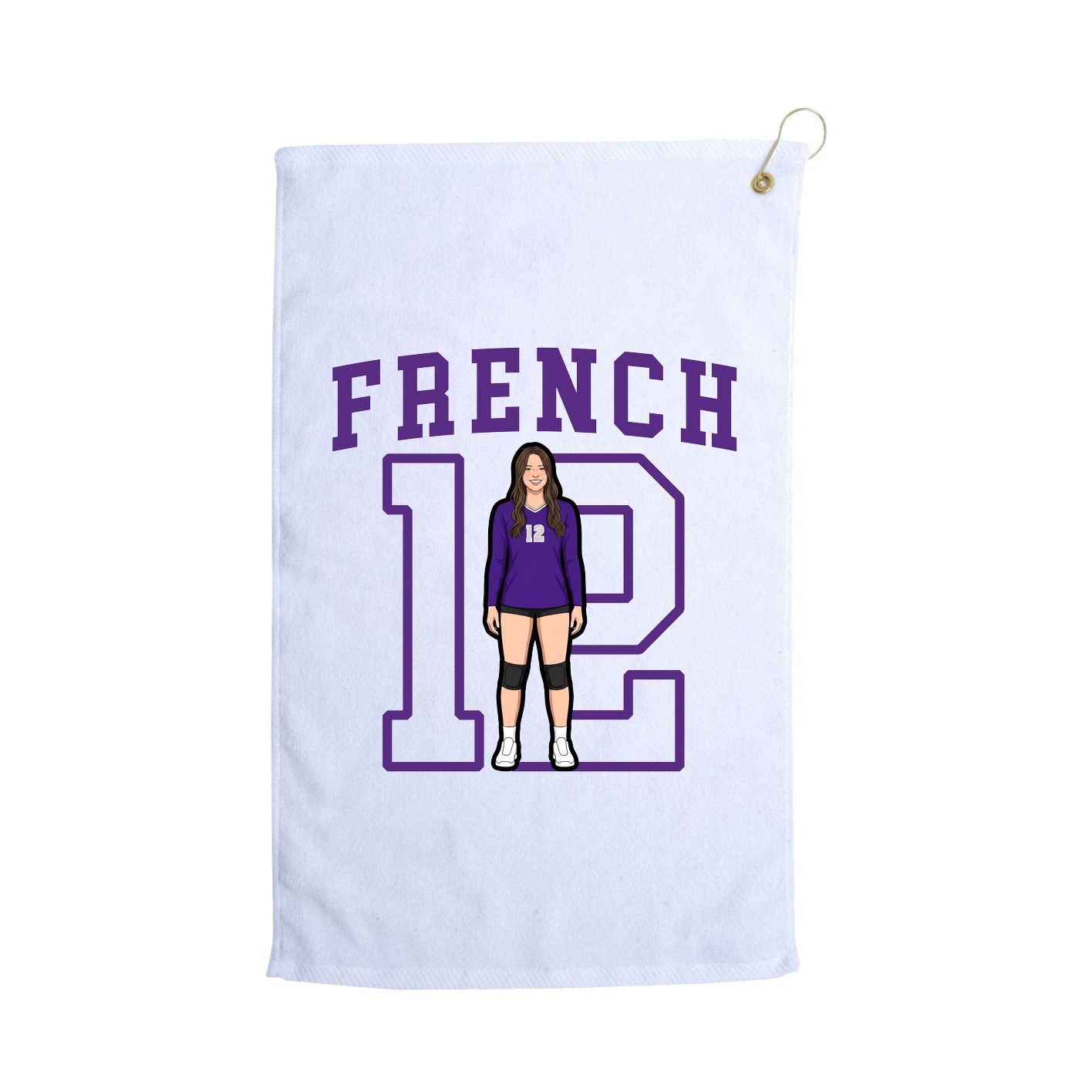 Golf Towel — Shirsey in White