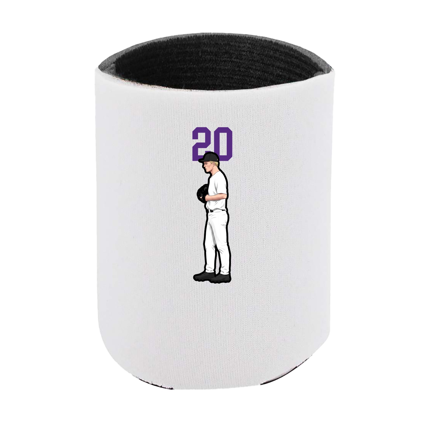 Can Holder — Number Top in White