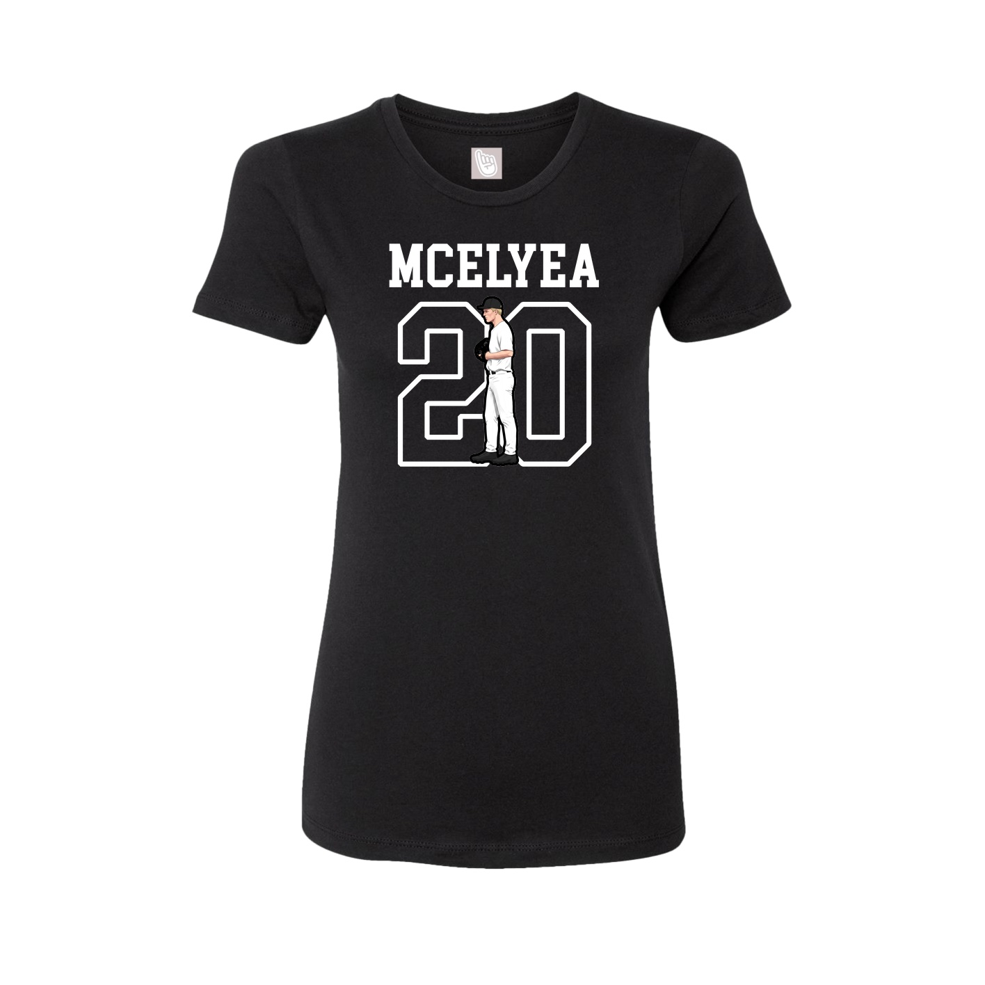 Fitted Women's Tee — Shirsey in Black