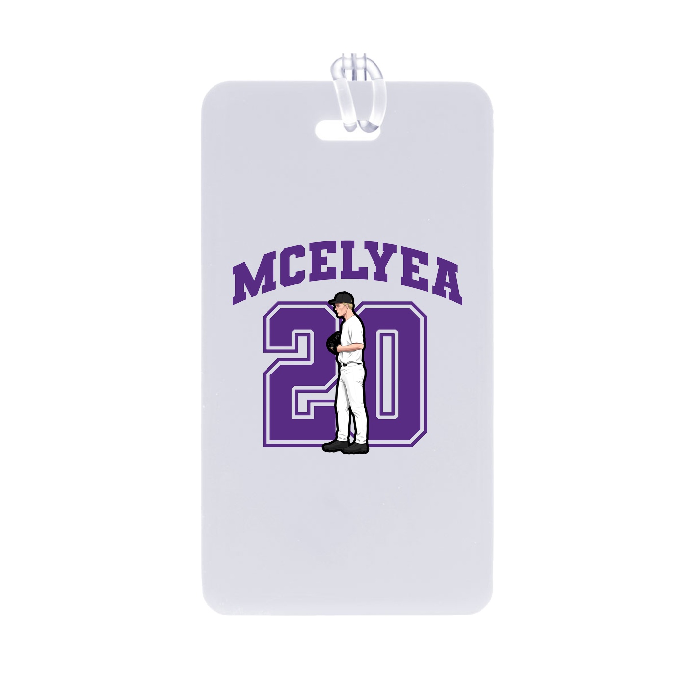 Bag Tag — Number in Classic