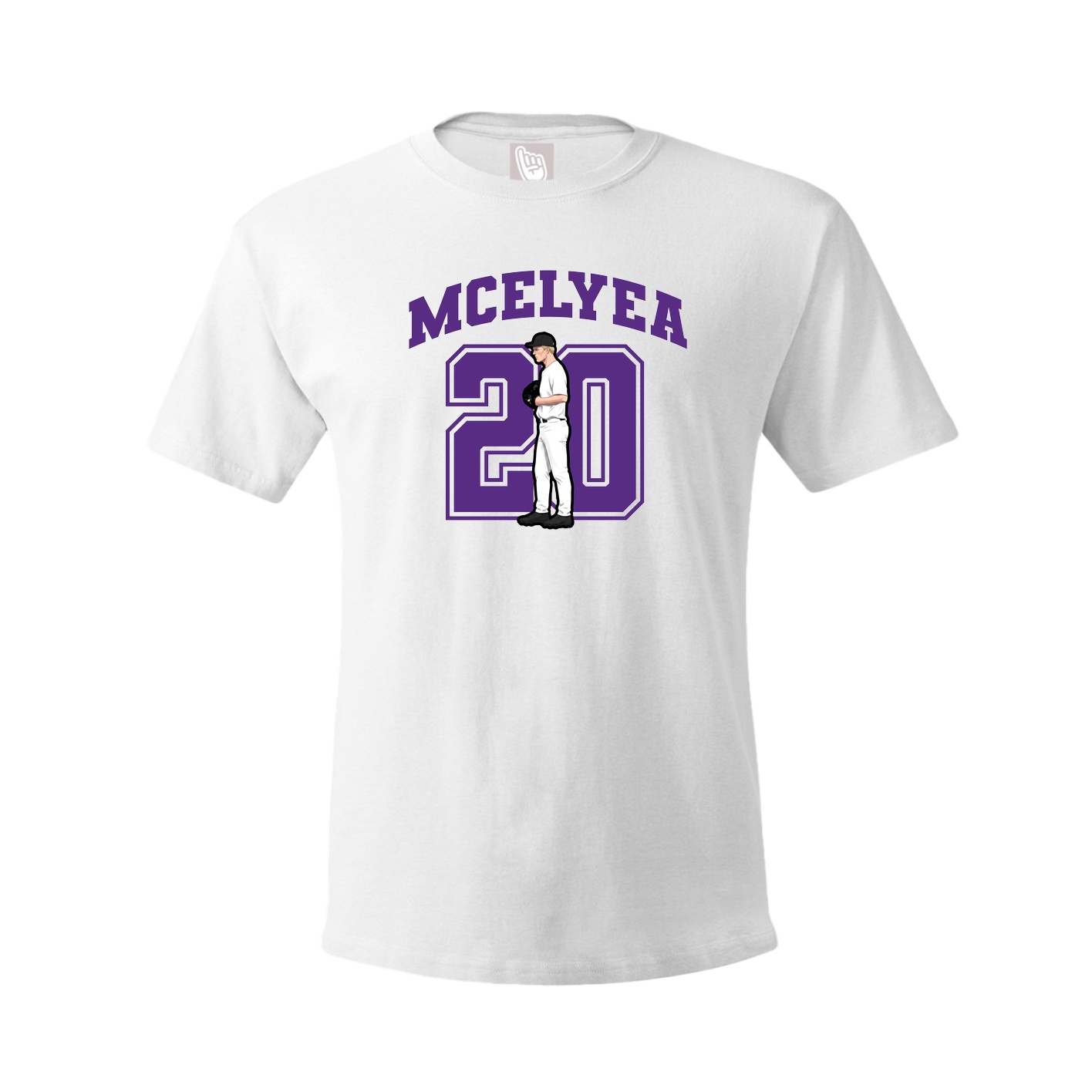 Tee — Number in White
