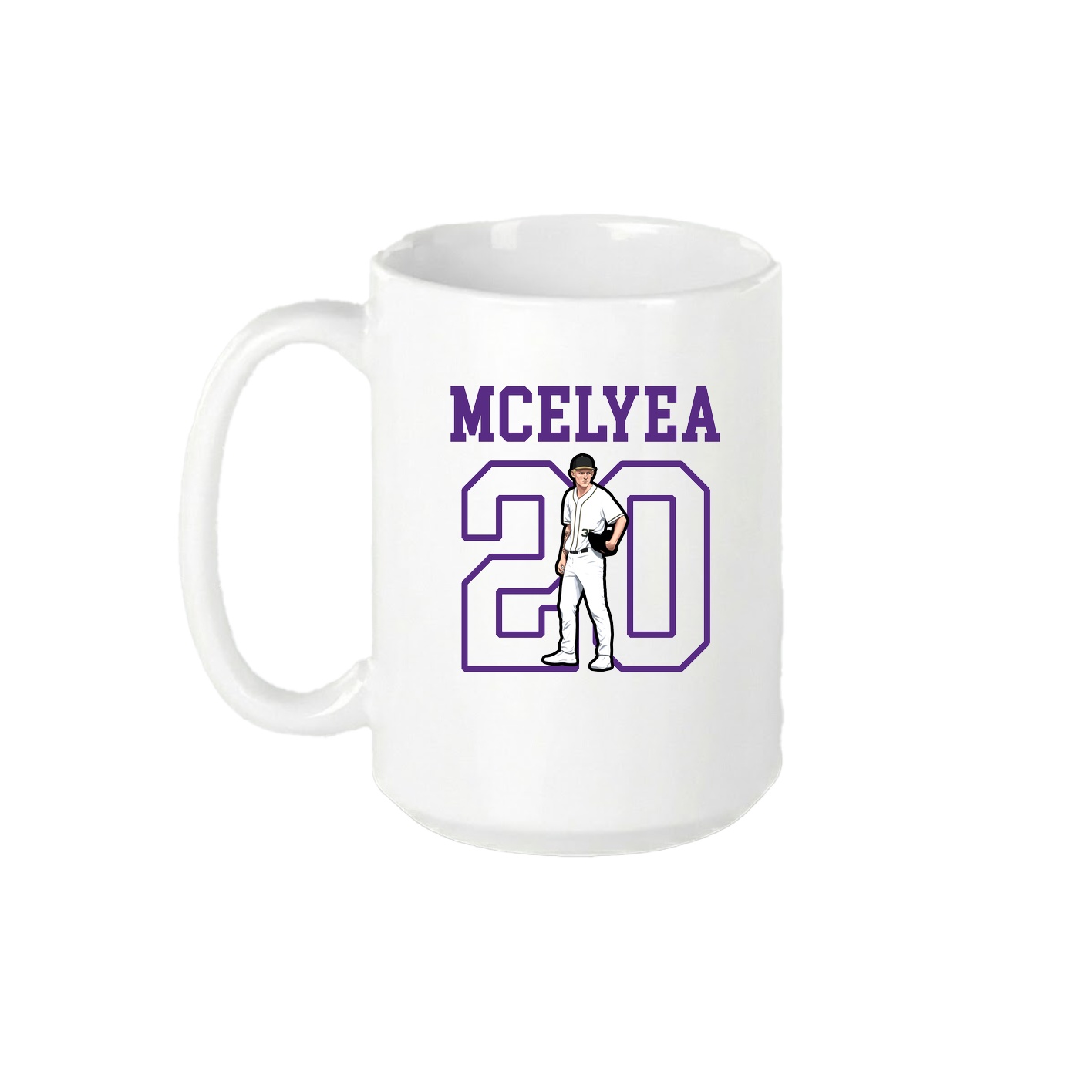 15oz Coffee Mug — Shirsey in White