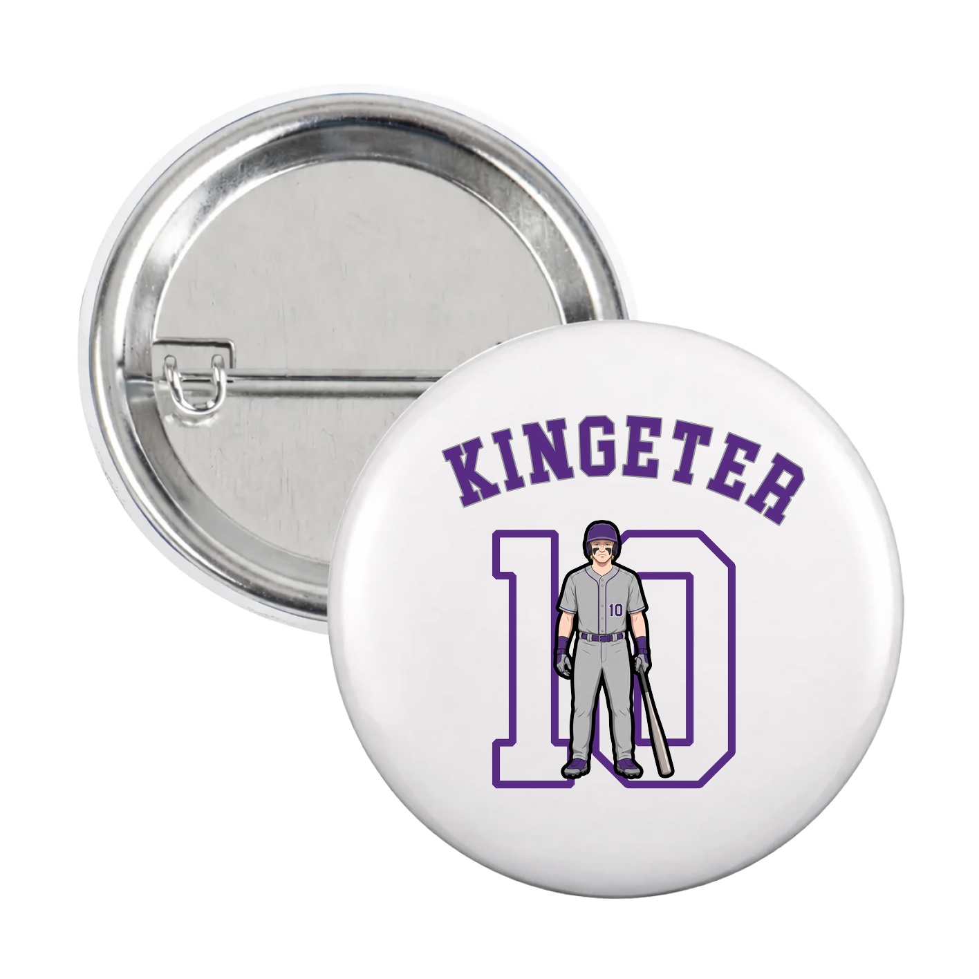Game Day Button — Shirsey Arch in White