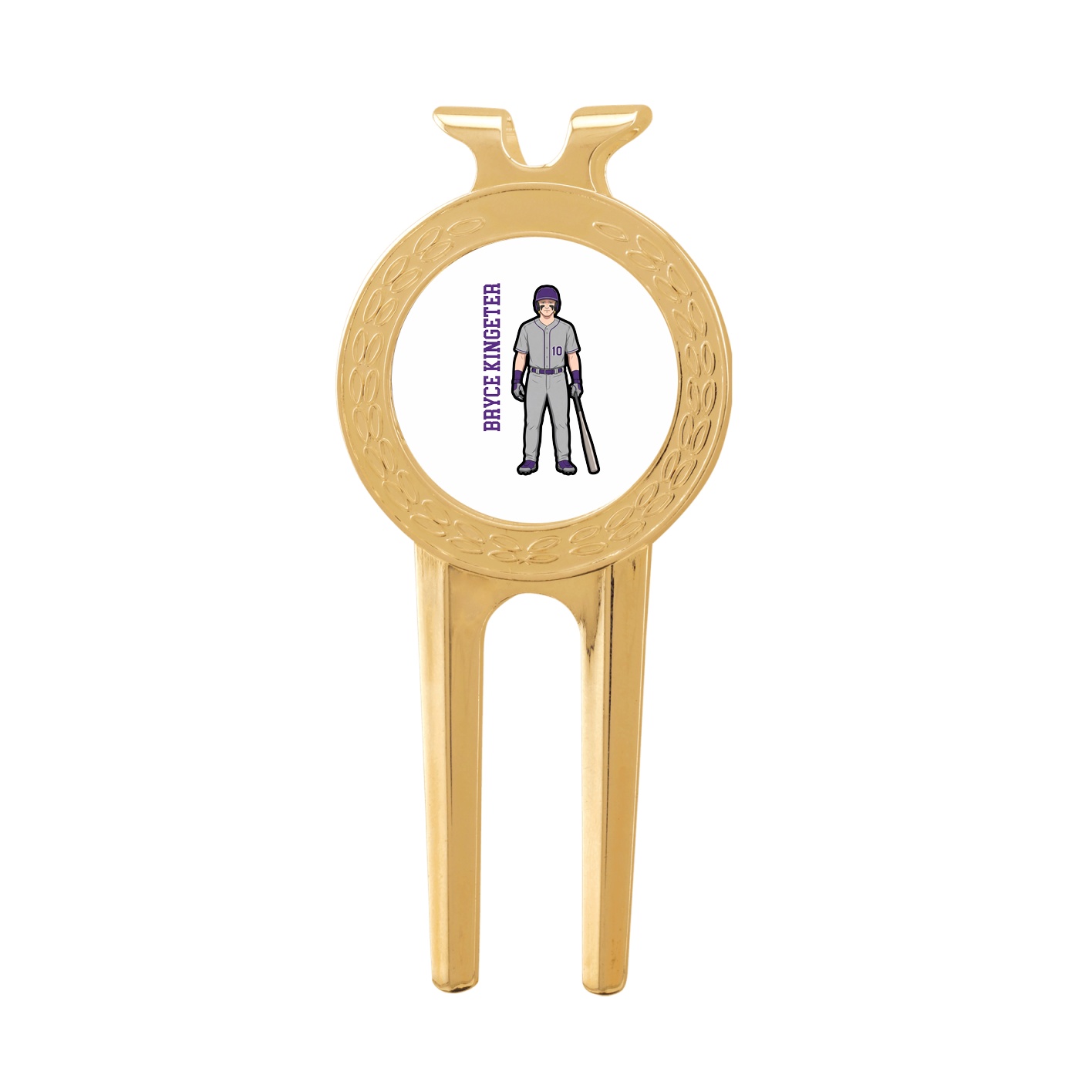 Divot Tool with Ball Marker — Name Vertical in Classic