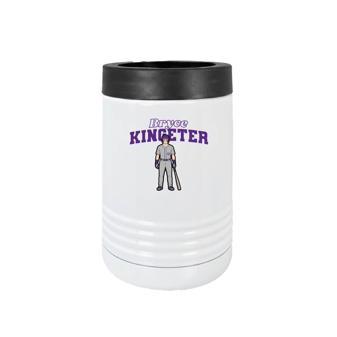 Beverage Holder — Name Arch in White