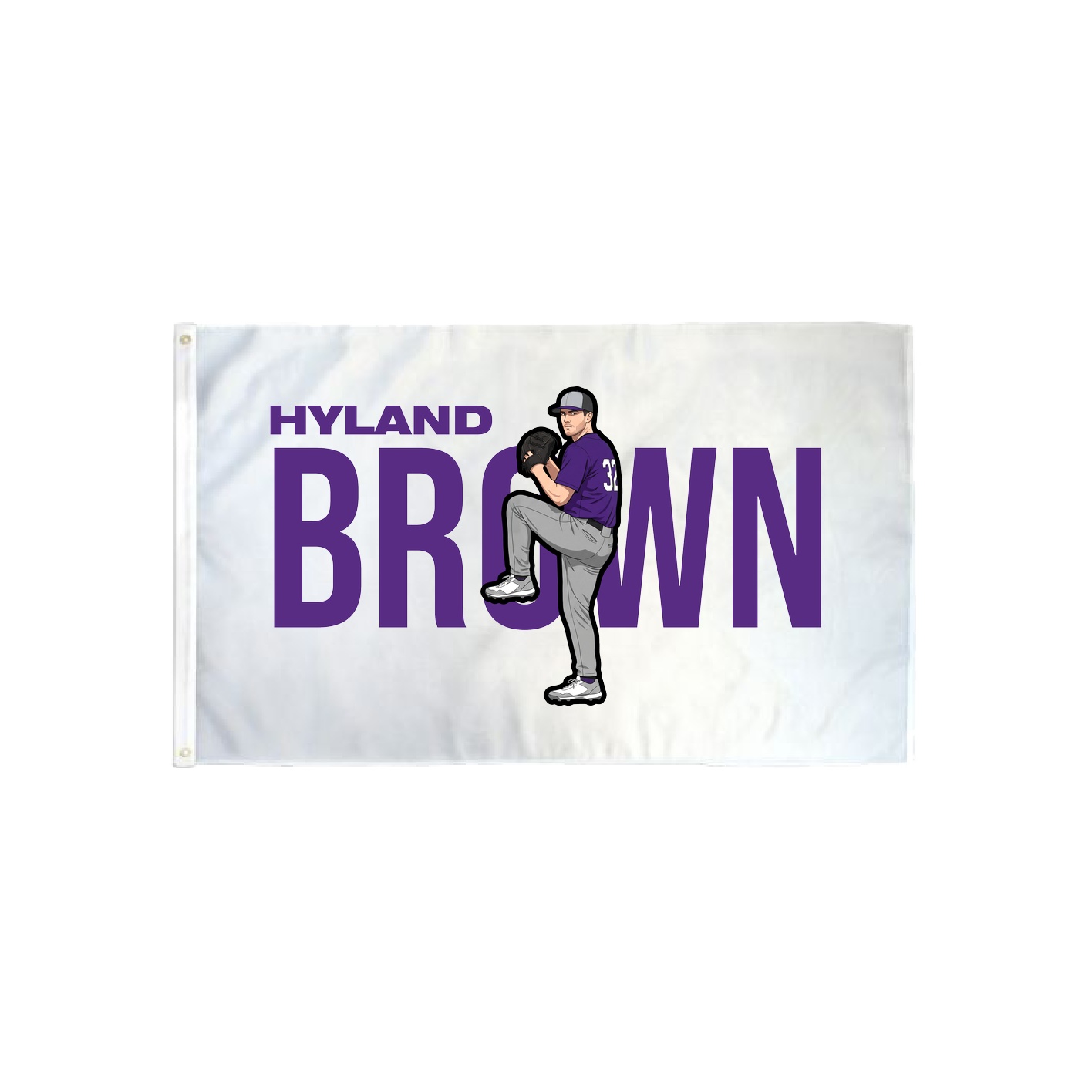 3x5 Flag — Player Name in Classic