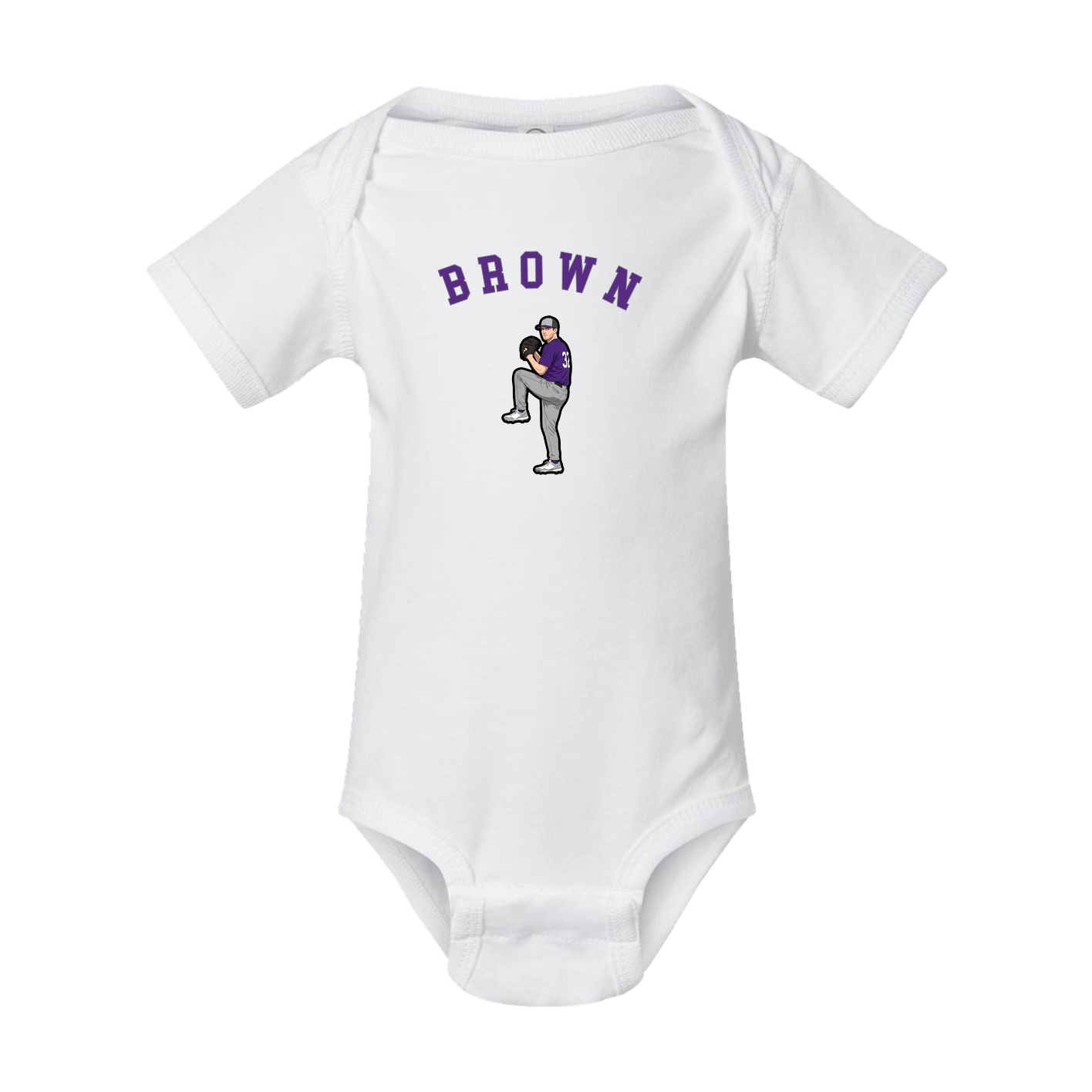 Baby Onesie — Shirsey Arch in White
