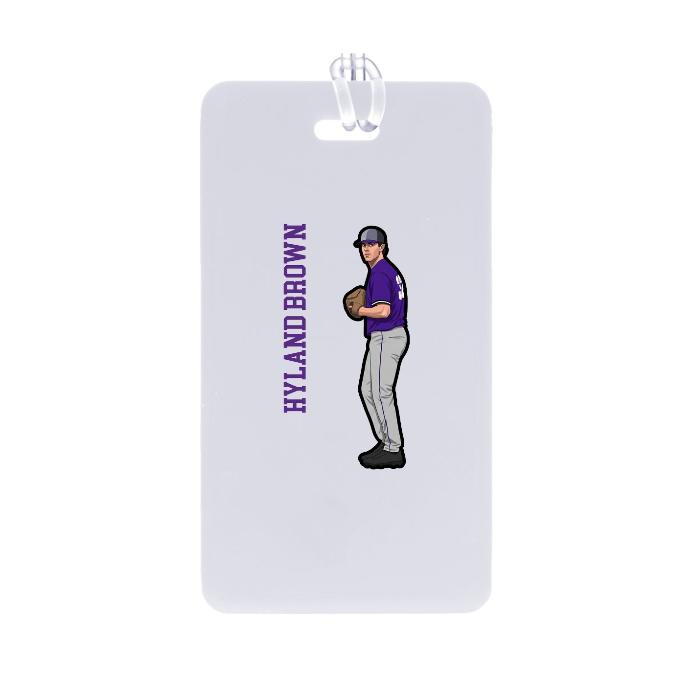 Bag Tag — Name Vertical in Classic