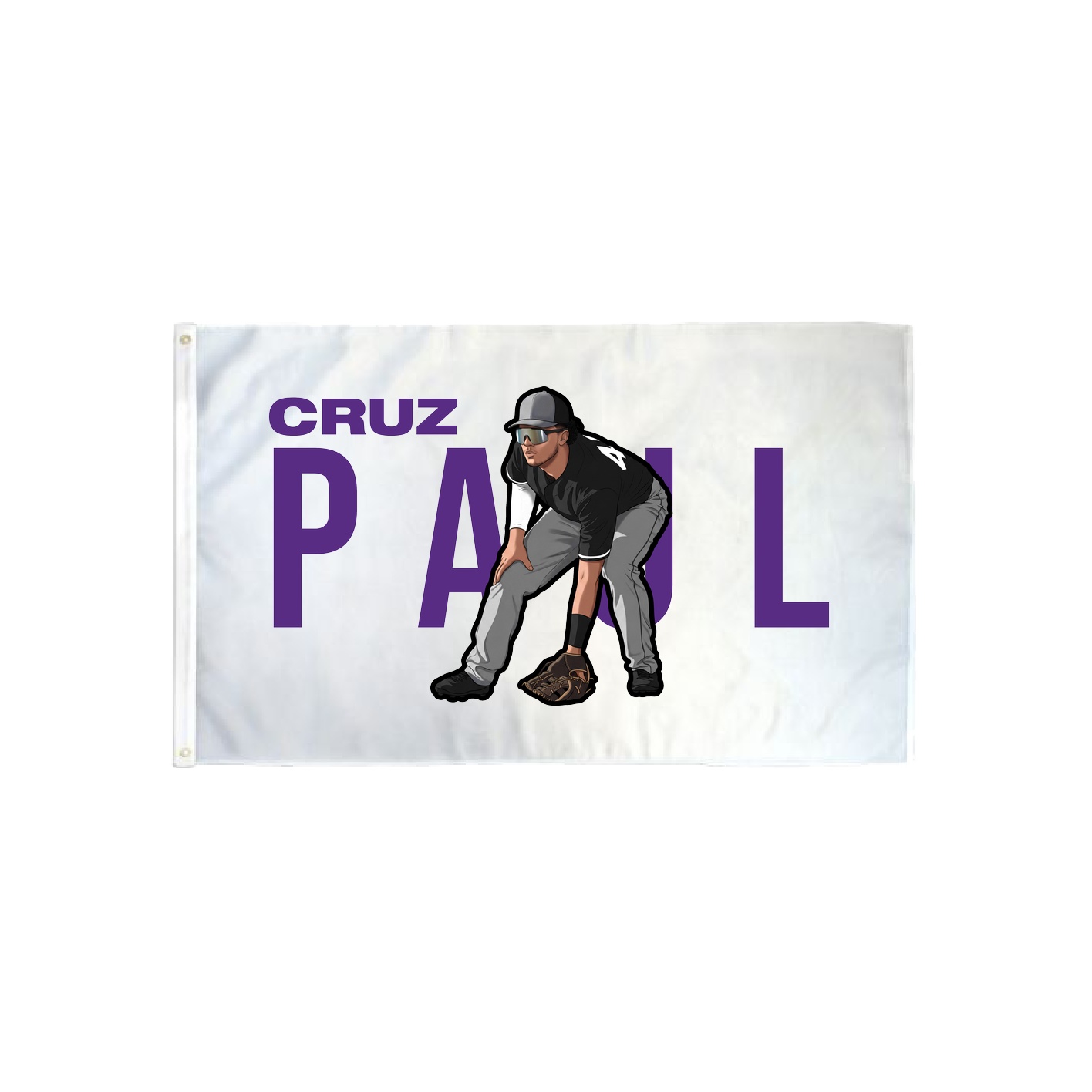 3x5 Flag — Player Name in Classic