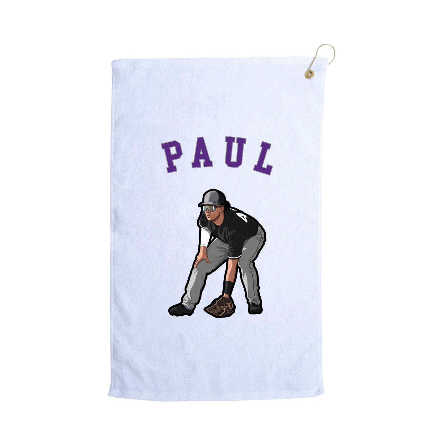 Golf Towel — Shirsey Arch in White