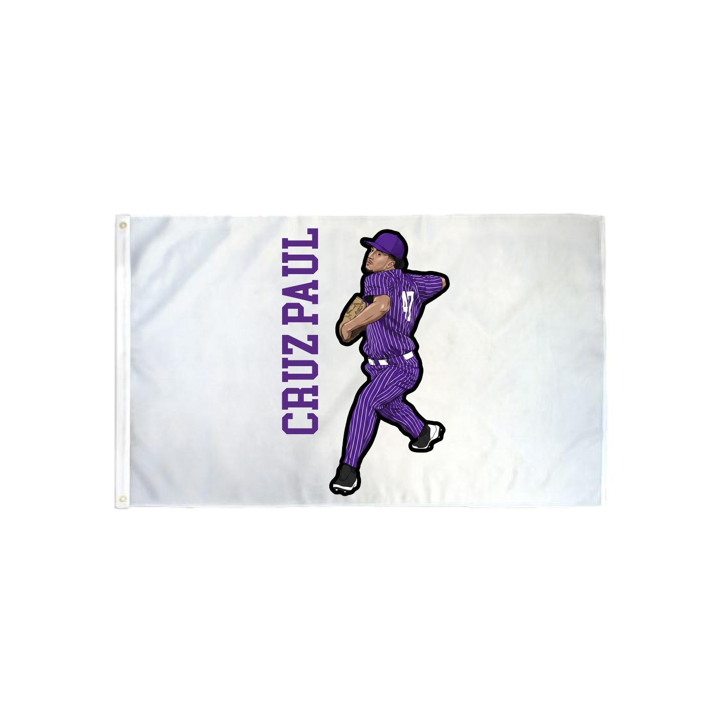 3x5 Flag — Name Vertical in Classic