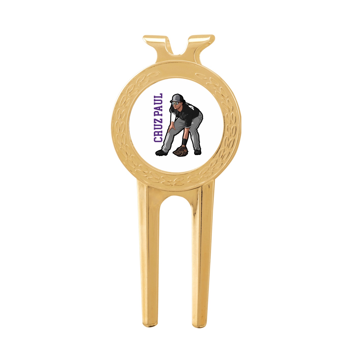 Divot Tool with Ball Marker — Name Vertical in Classic