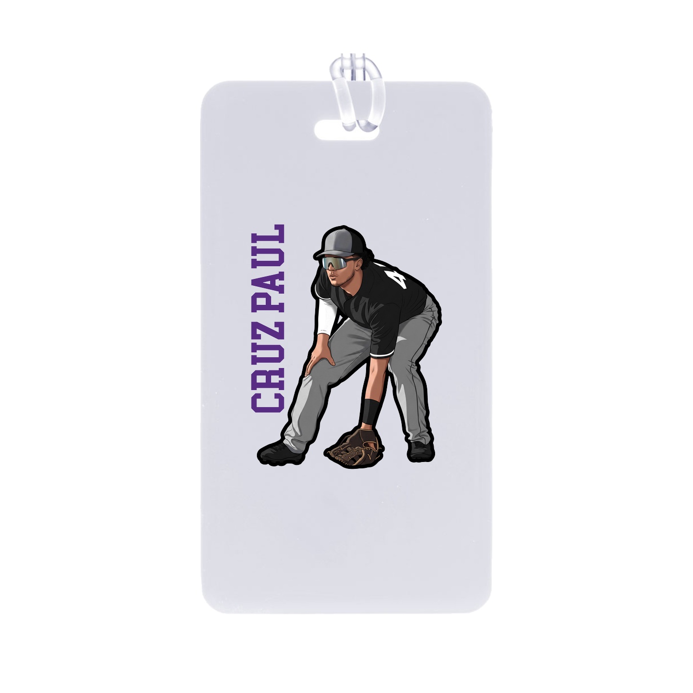 Bag Tag — Name Vertical in Classic