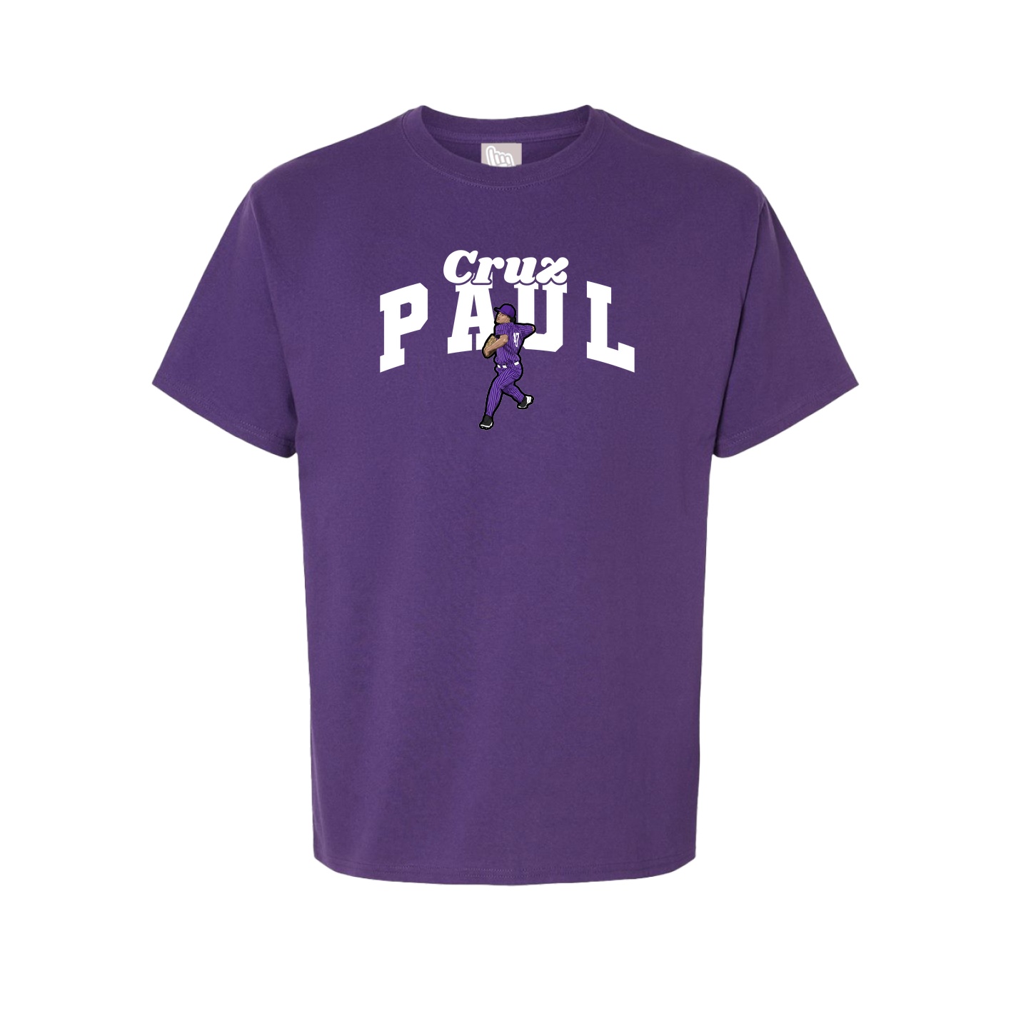 Tee — Signature Arch in Purple