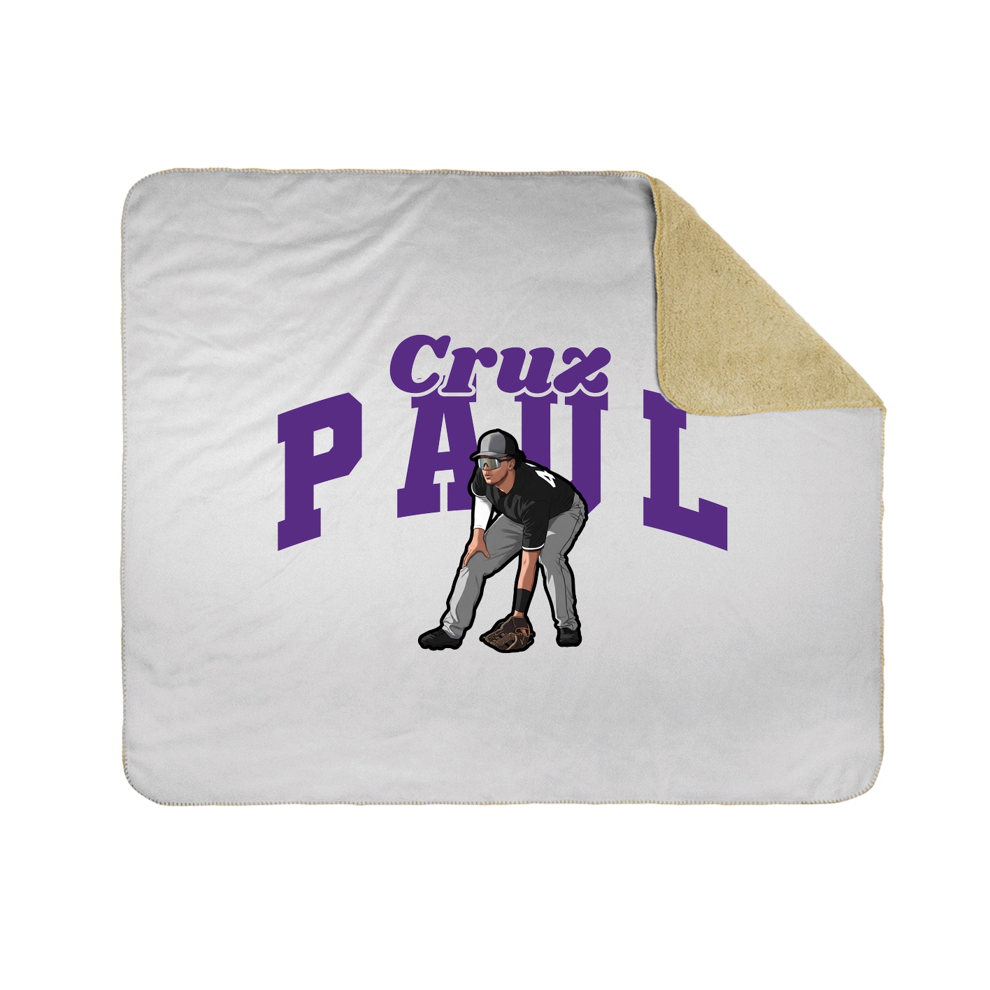 Throw Blanket — Signature Arch in White