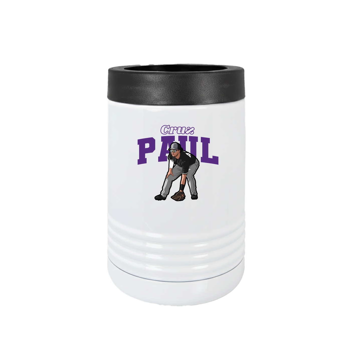 Beverage Holder — Name Arch in White