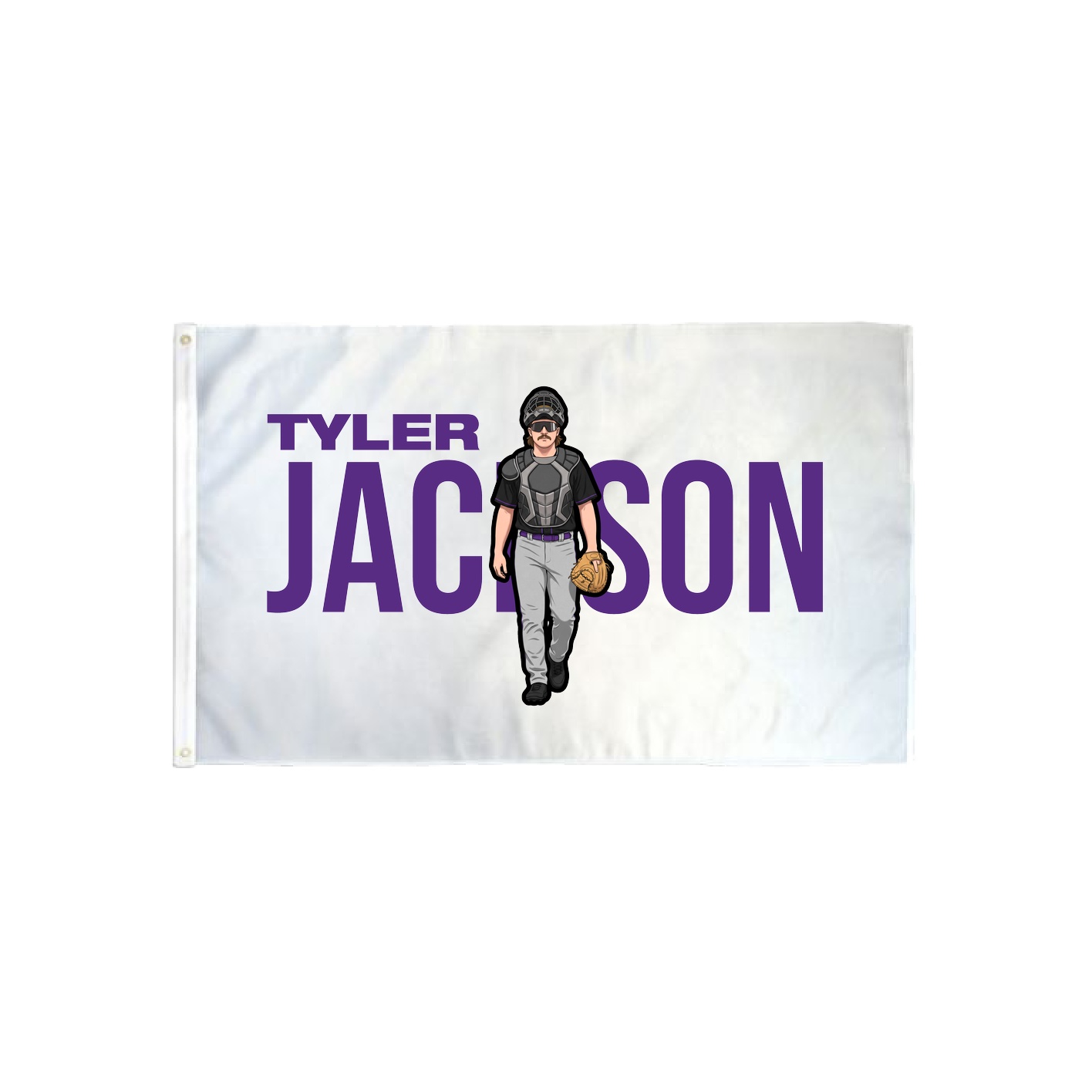 3x5 Flag — Player Name in Classic