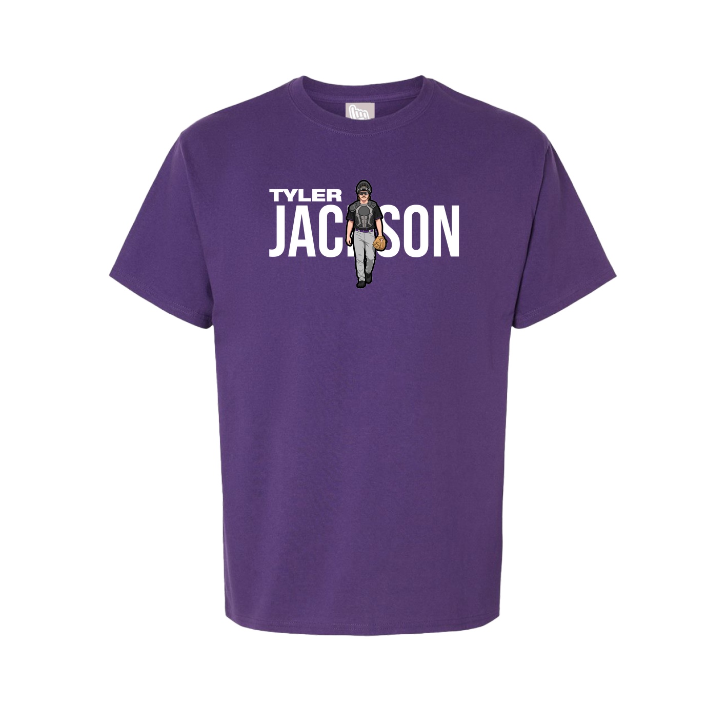 Youth Tee — Player Name in Purple