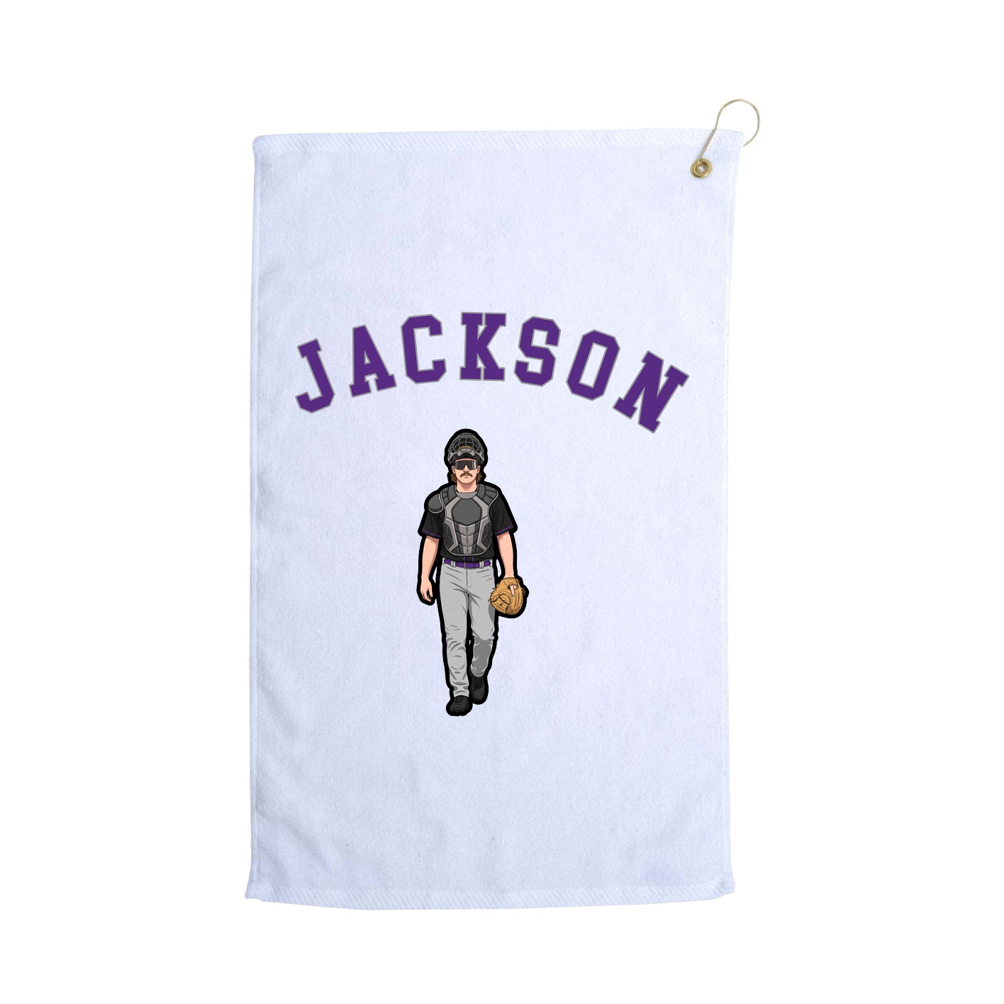 Golf Towel — Shirsey Arch in White