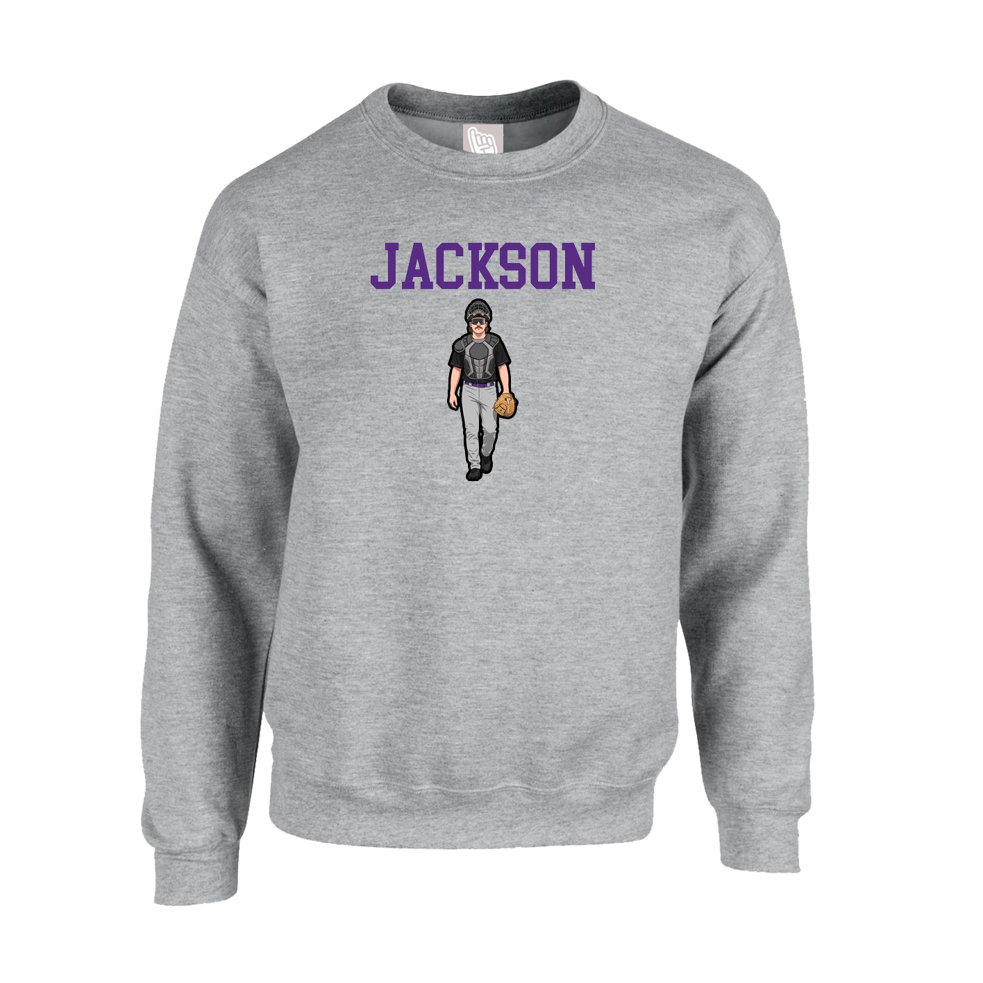 Fleece Crew — Shirsey in Grey