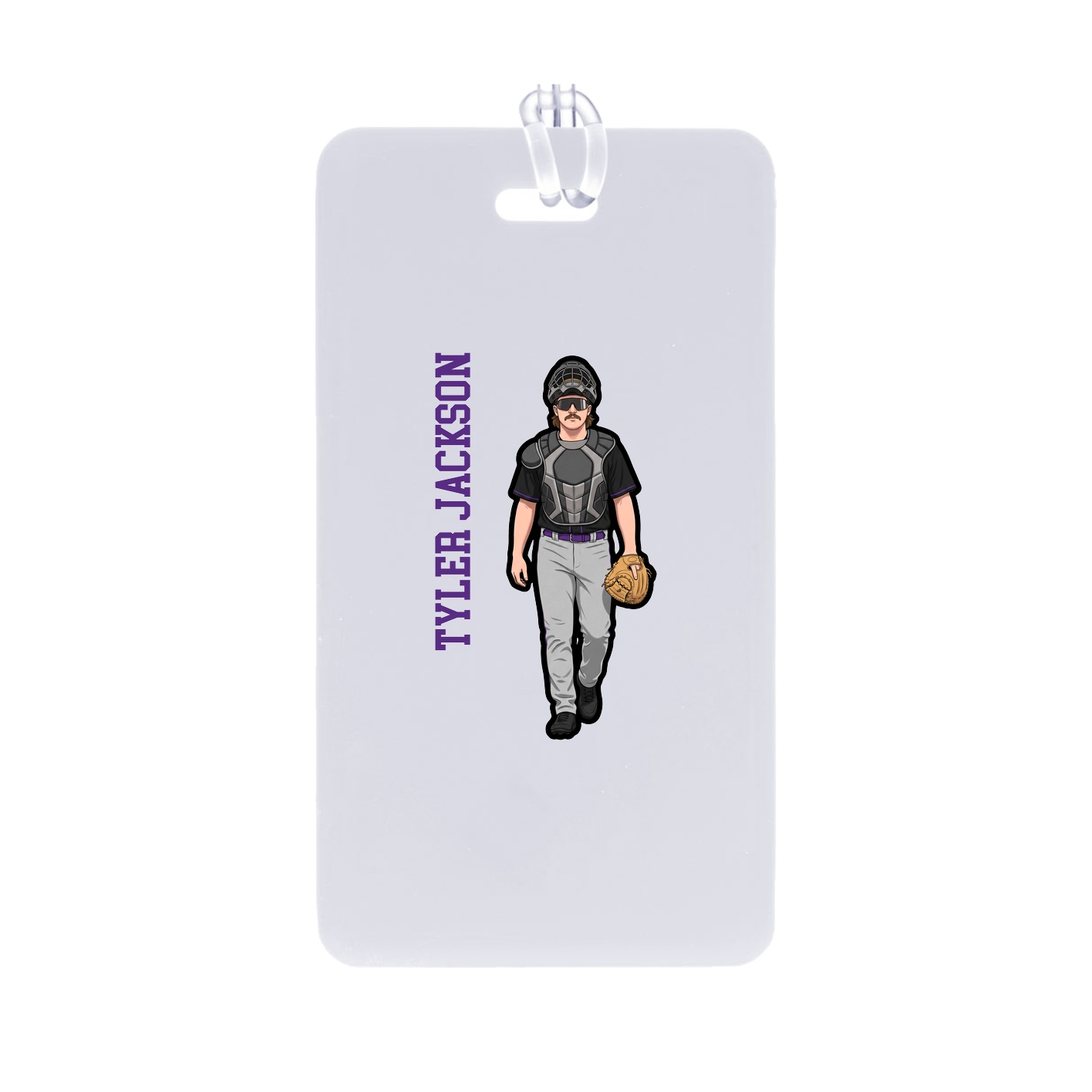Bag Tag — Name Vertical in Classic