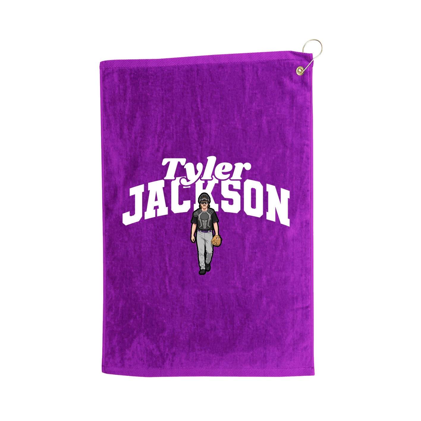 Golf Towel — Signature Arch in Purple
