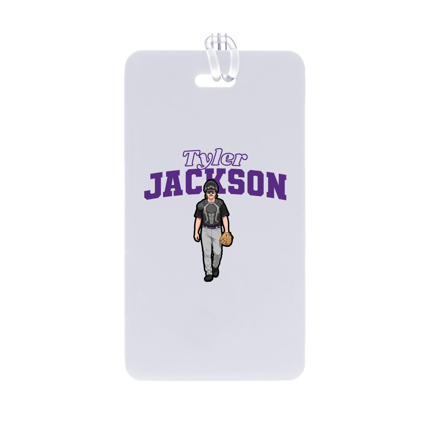 Bag Tag — Name Arch in Classic