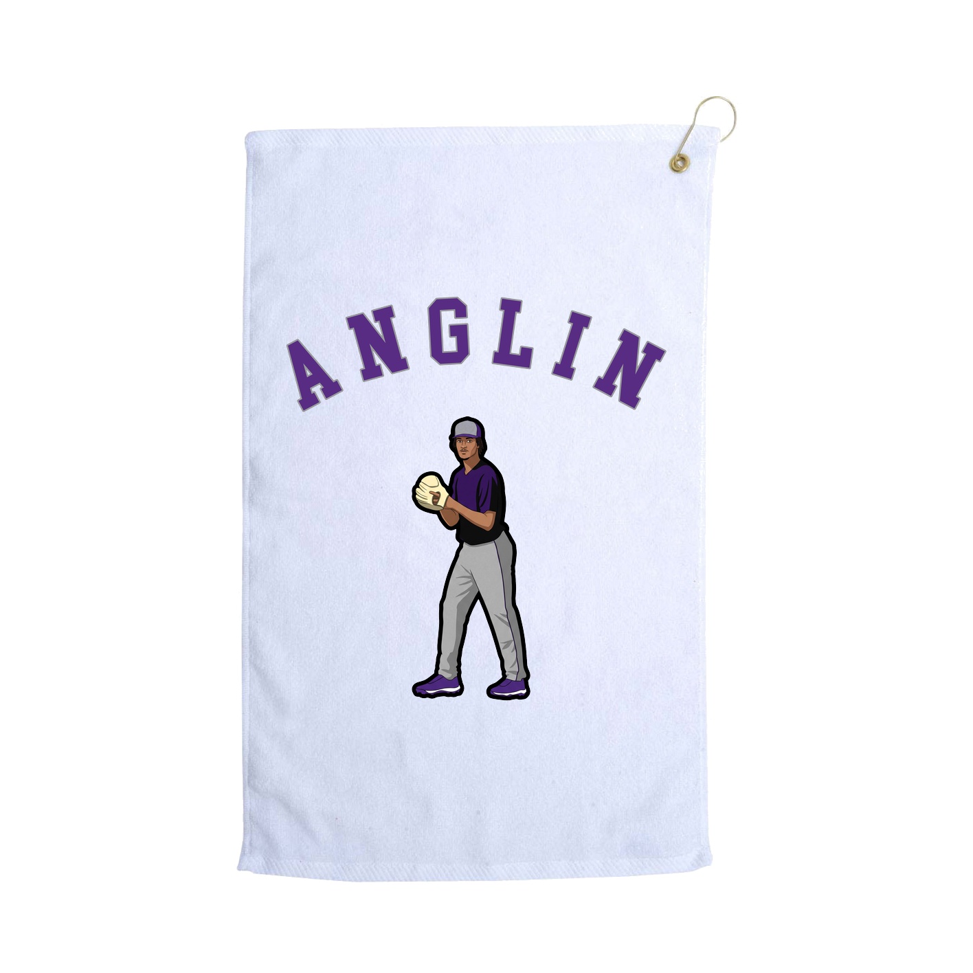 Golf Towel — Shirsey Arch in White