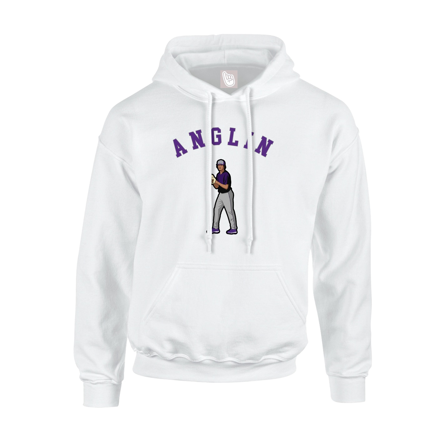Hoodie — Shirsey Arch in White